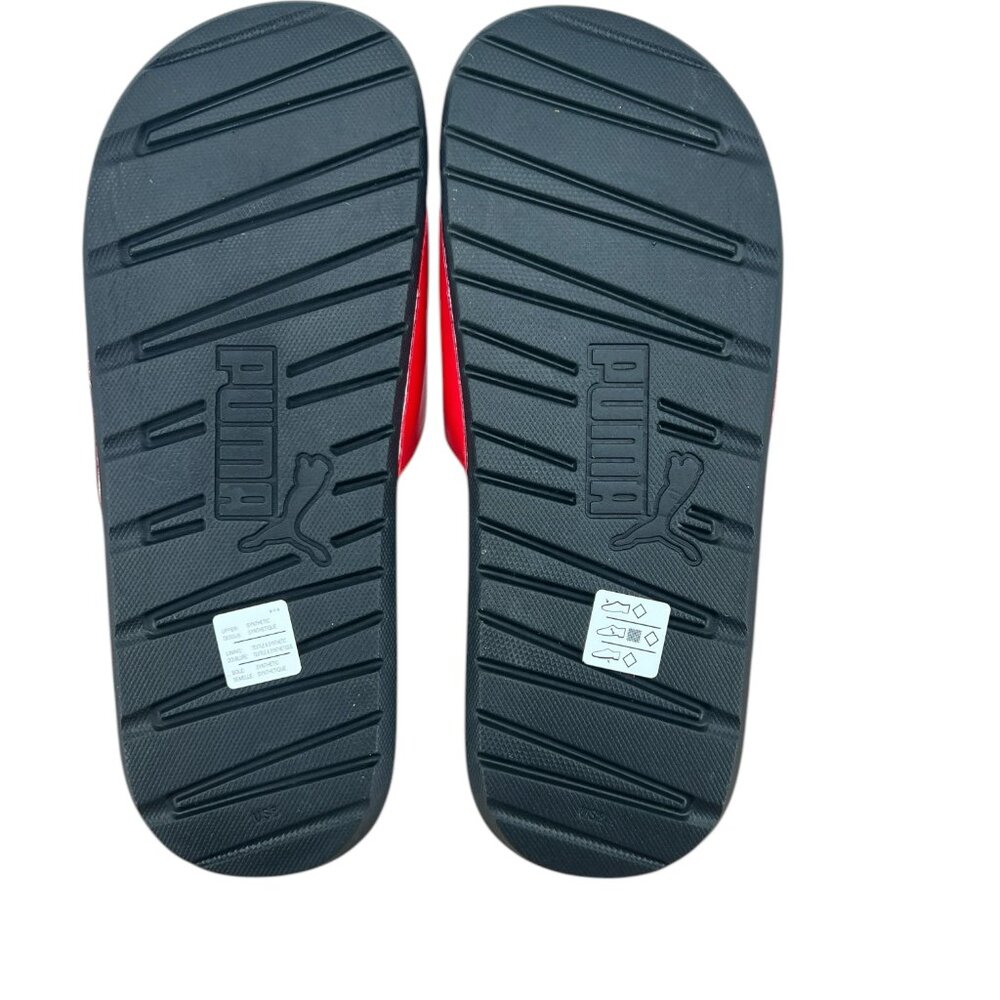 PUMA Men's Cool Cat Hook and Loop Slide Sandal, Red & Black Size 8 - Picture 3 of 6